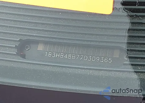 2007 Dodge Caliber Sxt from USA, damaged, VIN 1B3HB48B77D309365